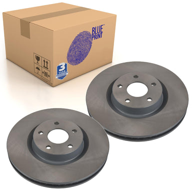 Pair of Rear Brake Disc Fits Vauxhall OE 13521008 Blue Print ADBP430035