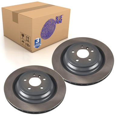 Pair of Rear Brake Disc Fits Mercedes OE 1664230700 Blue Print ADBP430037