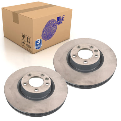 Pair of Brake Disc Fits Porsche OE 955 351 403 00 Blue Print ADBP430058