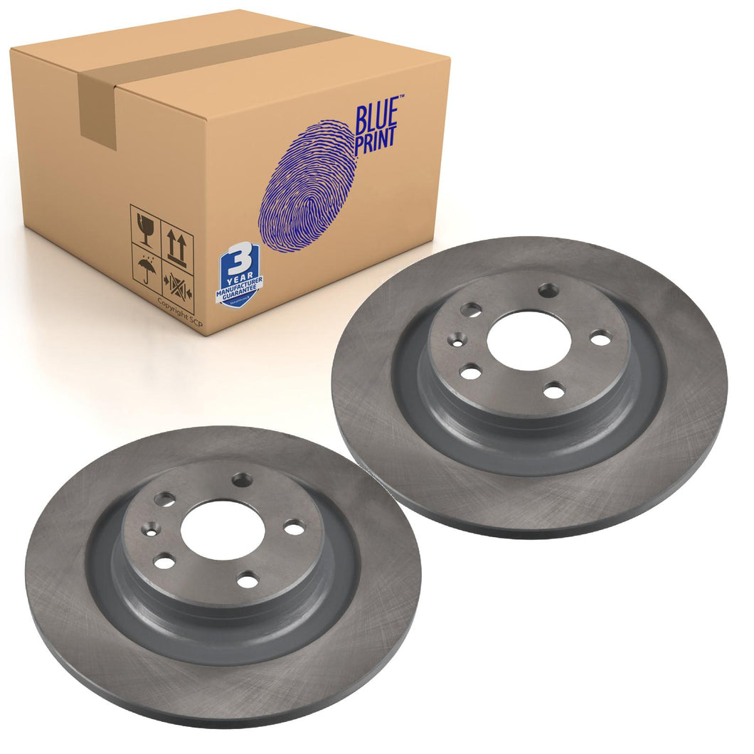 Pair of Brake Disc Fits Volvo OE 31423721 SK1 Blue Print ADBP430061