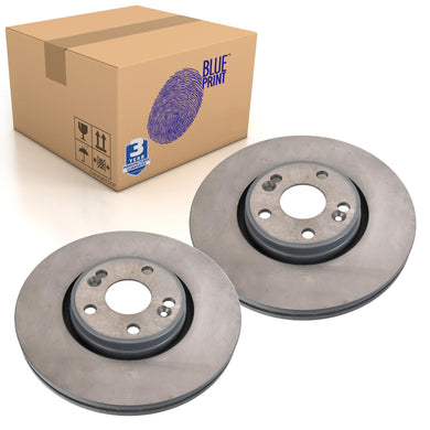 Pair of Brake Disc Fits Renault OE 82 00 196 263 Blue Print ADBP430066