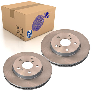 Pair of Brake Disc Fits Toyota OE 4351202390 Blue Print ADBP430072