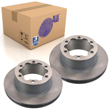 Pair of Brake Disc Fits VW OE 2N0 615 601 C Blue Print ADBP430073