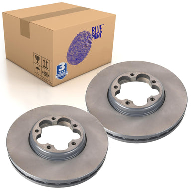 Pair of Brake Disc Fits Ford OE 2 168 838 Blue Print ADBP430075