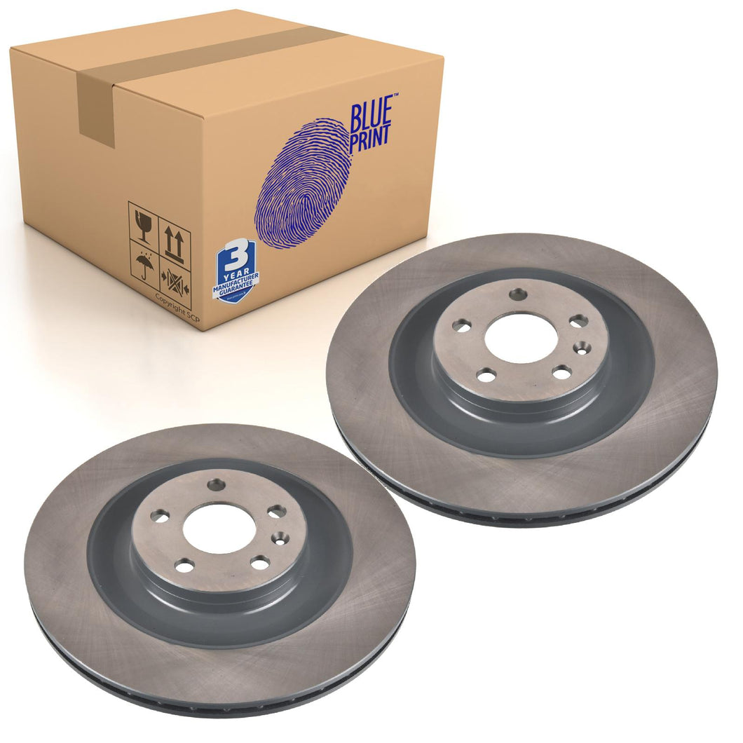 Pair of Brake Disc Fits Volvo OE 31687441 SK1 Blue Print ADBP430081