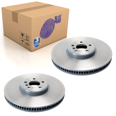 Pair of Brake Disc Fits BMW OE 34 10 6 875 284 Blue Print ADBP430096