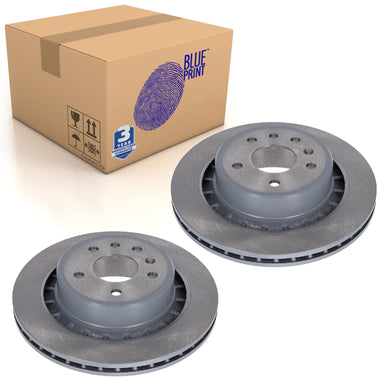 95 Pair Rear Brake Disc Fits Saab Blue Print ADBP430125