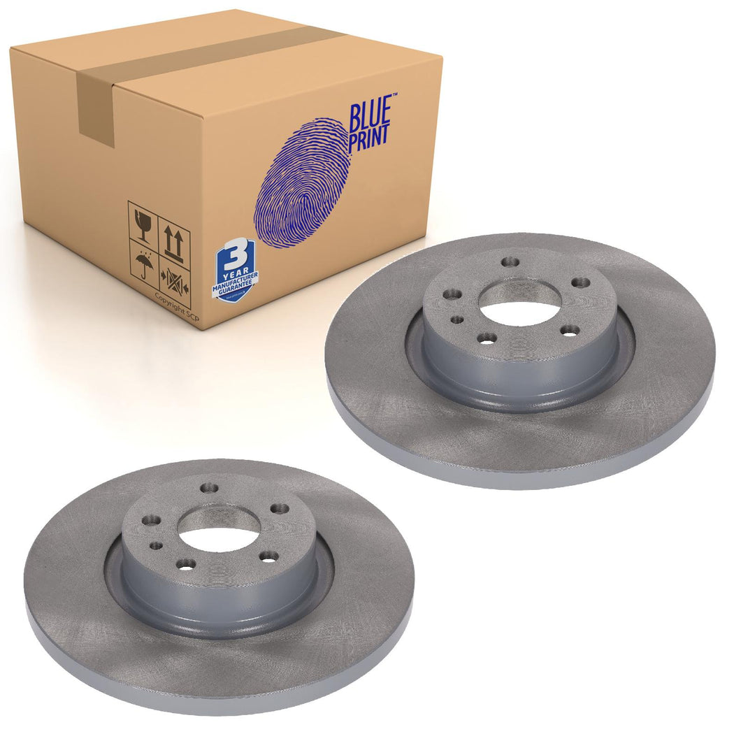 156 Pair Front Brake Disc Fits Alfa Romeo Blue Print ADBP430126