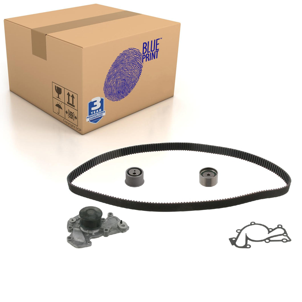 Water Pump Timing Belt Kit Fits Hyundai Kia Sportage Blue Print ADBP730029