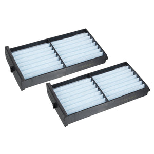 Cabin Pollen Filter X2 Fits Mitsubishi Montero I.O 4x4 Pajer Blue Print ADC42503
