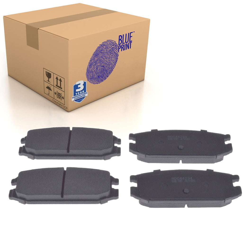 Rear Brake Pads Pajero Set Kit Fits Mitsubishi MR389570 Blue Print ADC44234