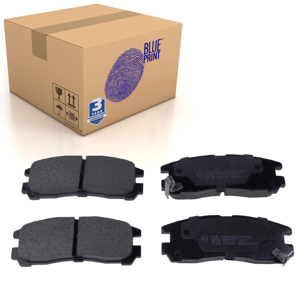 Rear Brake Pads Shogun Set Kit Fits Mitsubishi MZ690341 Blue Print ADC44241