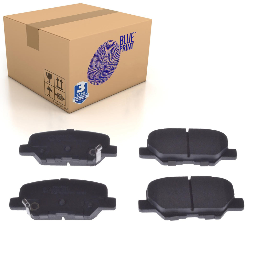 Rear Brake Pads Set Kit Fits Citroen 4605A998 Blue Print ADC44288