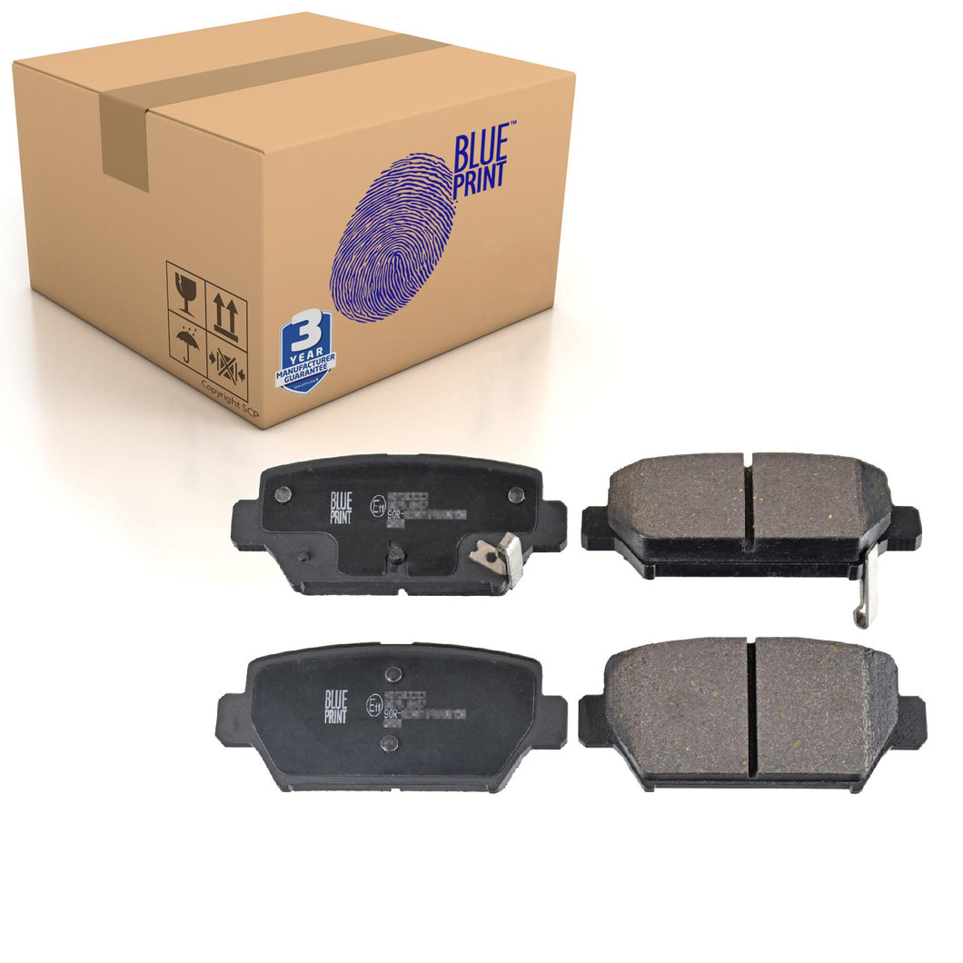 Rear Brake Pads Eclipse Set Kit Fits Mitsubishi 4605B997 Blue Print ADC44289