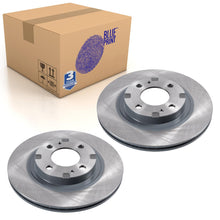 Load image into Gallery viewer, Pair of Front Brake Disc Fits Mitsubishi i-MiEV Citroen C-Z Blue Print ADC443128