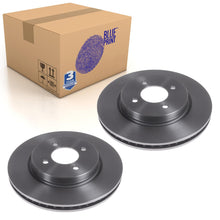 Load image into Gallery viewer, Pair of Front Brake Disc Fits Mitsubishi Colt VI Blue Print ADC443129