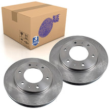 Load image into Gallery viewer, Pair of Front Brake Disc Fits Mitsubishi L200 4x4 Triton Tr Blue Print ADC443133