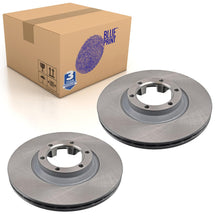 Load image into Gallery viewer, Pair of Front Brake Disc Fits Mitsubishi Delica L 200 L300 M Blue Print ADC44318