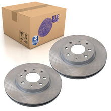 Load image into Gallery viewer, Pair of Front Brake Disc Fits Mitsubishi Galant Lancer RVR Blue Print ADC44333