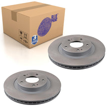 Load image into Gallery viewer, Pair of Front Brake Disc Fits Mitsubishi Galant Lancer Legnu Blue Print ADC44367