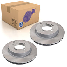 Load image into Gallery viewer, Pair of Rear Brake Disc Fits Mitsubishi Lancer OE MR370724 Blue Print ADC44385