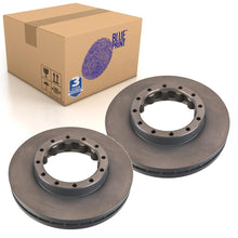 Load image into Gallery viewer, Pair of Rear Brake Disc Fits Mitsubishi FUSO Canter Blue Print ADC44395