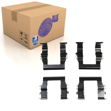 Front Brake Pad Set Fitting Kit Fits Peugeot 4007 Mitsubish Blue Print ADC448601