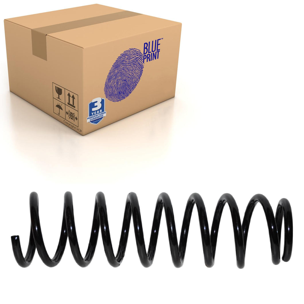 Rear Coil Spring Fits Mitsubishi Galant Fortis Lancer VIII Blue Print ADC488398