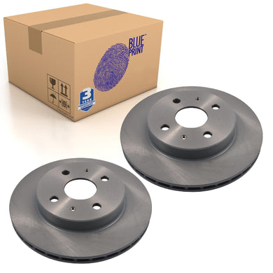 Pair of Front Brake Disc Fits Toyota Duet Perodua Myvi Daiha Blue Print ADD64326