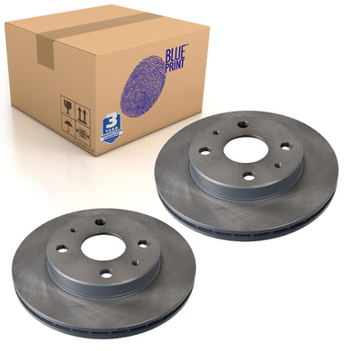 Pair of Front Brake Disc Fits Daihatsu Extol Blue Print ADD64330