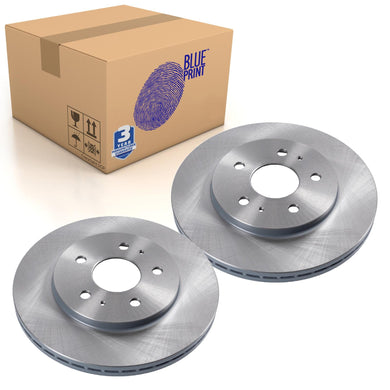 Pair of Front Brake Disc Fits Toyota Rush Daihatsu Terios Blue Print ADD64331