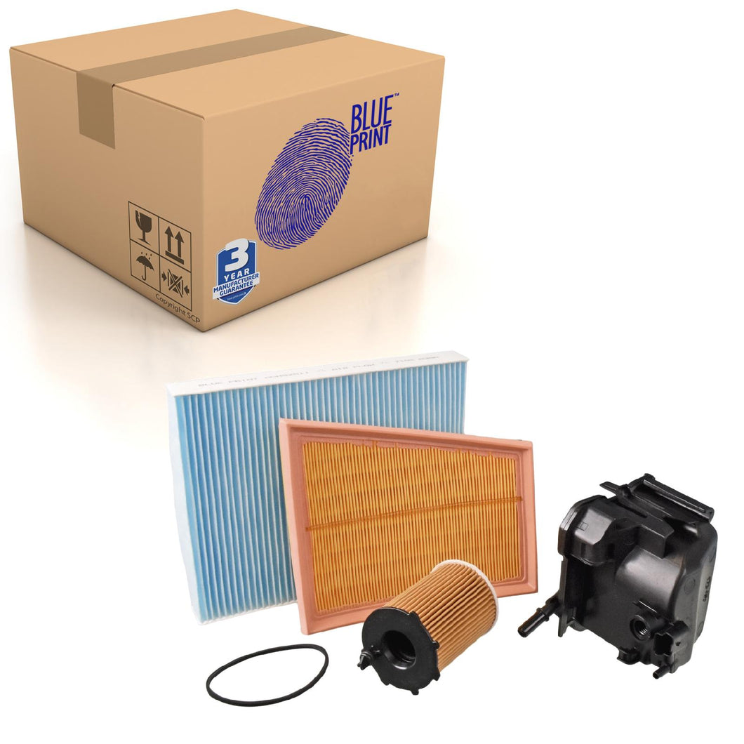 Filter Service Kit Fits Ford Fiesta Van Fusion Blue Print ADF122119