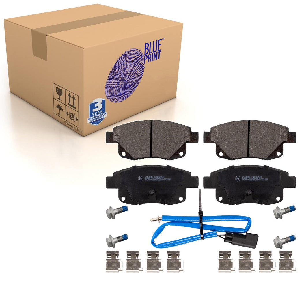 Rear Brake Pads Transit Set Kit Fits Ford 1 819 638 Blue Print ADF124221
