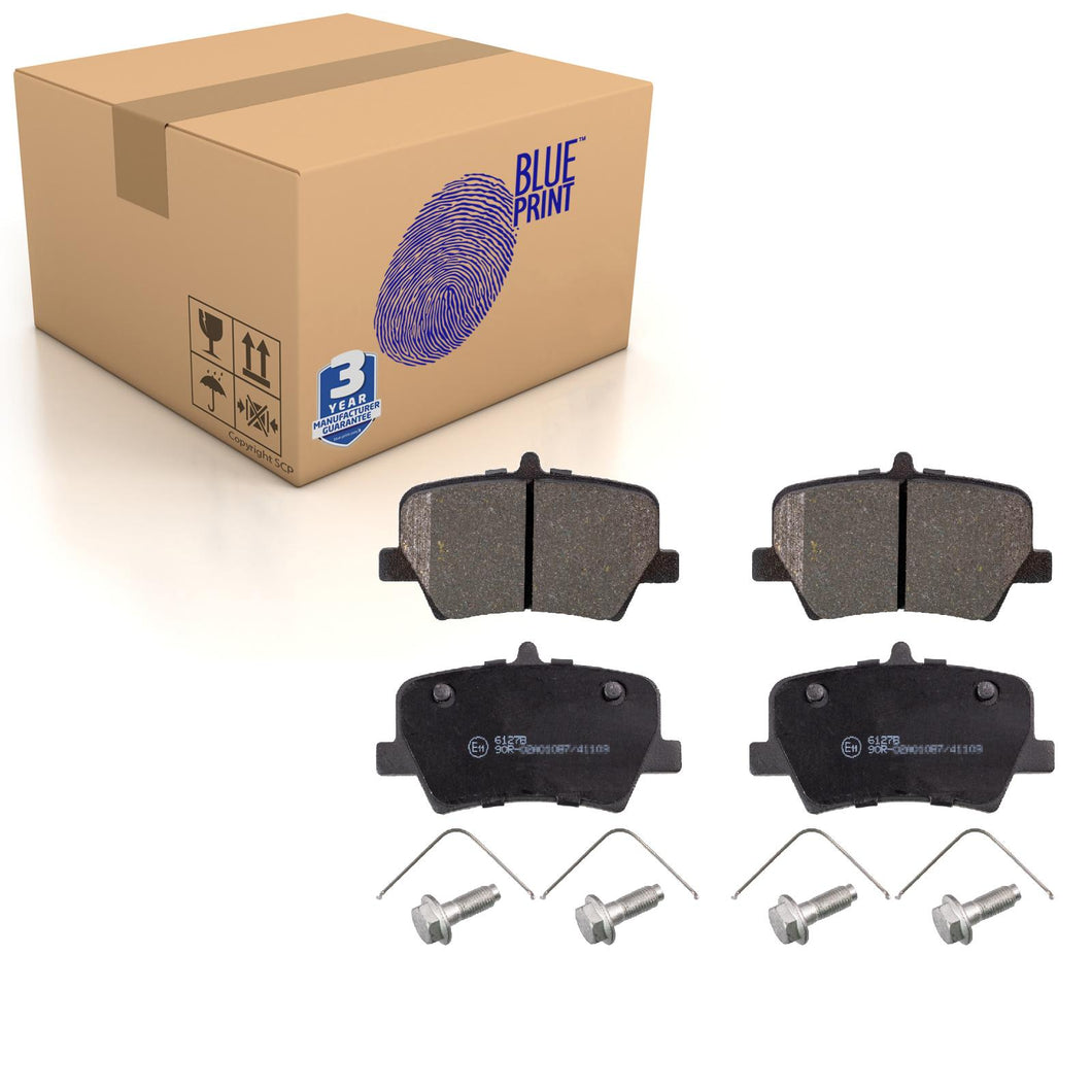 Rear Brake Pads XC40 Set Kit Fits Volvo 31687033 Blue Print ADF124232