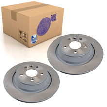 Load image into Gallery viewer, Pair of Rear Brake Disc Fits Ford Focus S-MAX Kuga Evoque Blue Print ADF124301