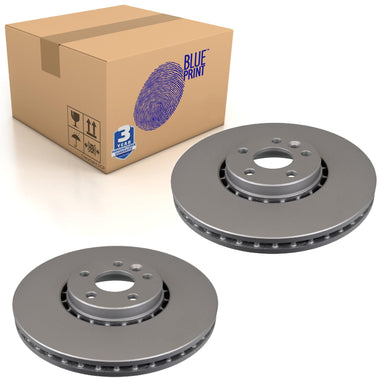 Pair of Front Brake Disc Fits Volvo XC60 OE 31277342 Blue Print ADF124302