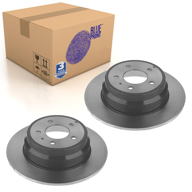 Pair of Rear Brake Disc Fits Volvo OE 31262099 Blue Print ADF124334