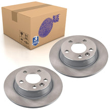 Load image into Gallery viewer, Pair of Rear Brake Disc Fits Volkswagen Audi OE 7M0615601C Blue Print ADF124339