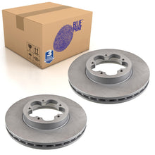 Load image into Gallery viewer, Pair of Front Brake Disc Fits Ford Transit Vented 1503290 Blue Print ADF124342