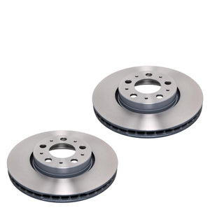 Pair of Front Brake Disc Fits Volvo S XC70 OE 31471830SK1 Blue Print ADF124361