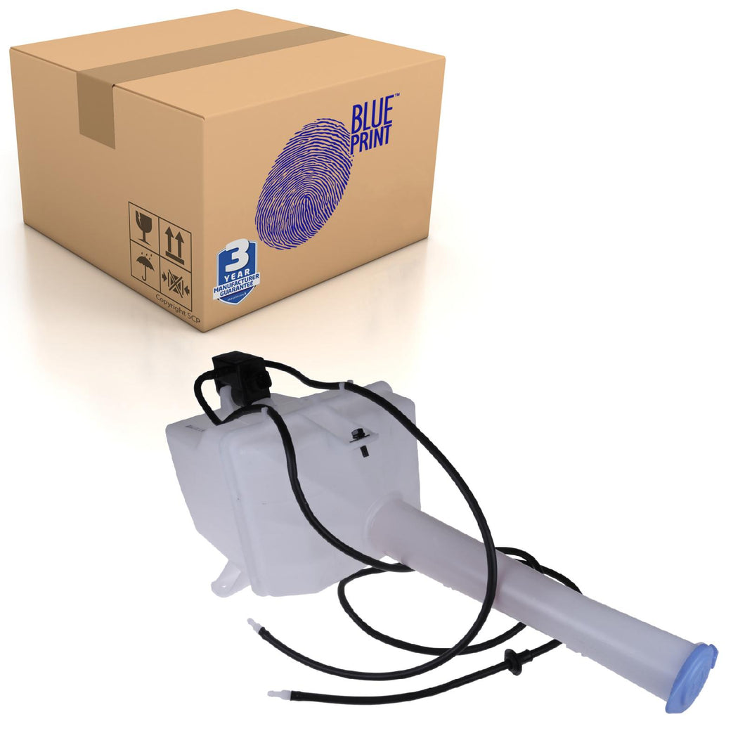 Front Windshield Washer Tank Inc Pump & Cover Fits KIA Caren Blue Print ADG00365