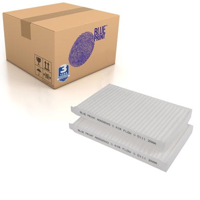 Cabin Pollen Filter X2 Fits Hyundai Tucson 4x4 Blue Print ADG02542