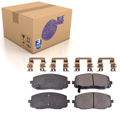 Front Brake Pads i10 Set Kit Fits Hyundai 58101-1JA60 Blue Print ADG042112