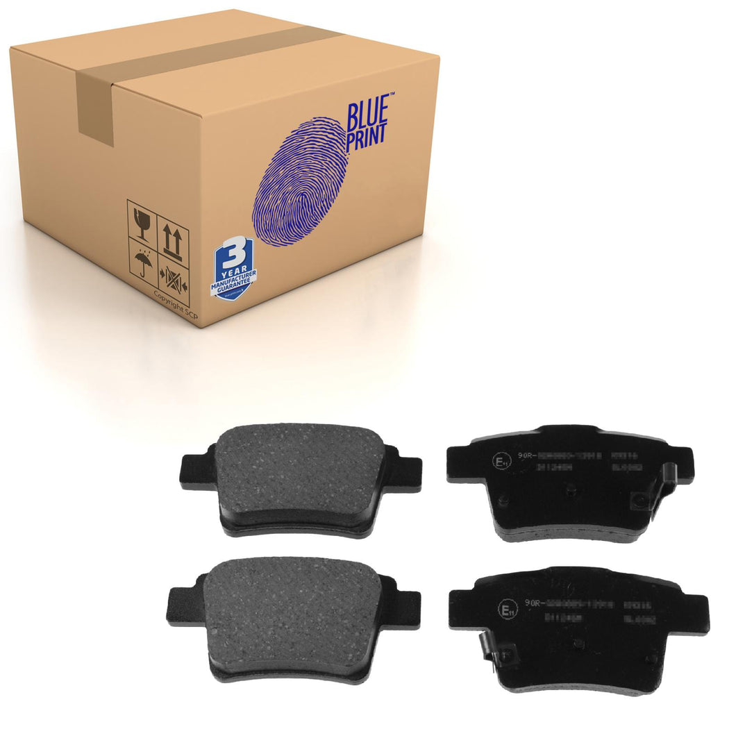 Rear Brake Pads Set Kit Fits Proton PC351641 Blue Print ADG042120