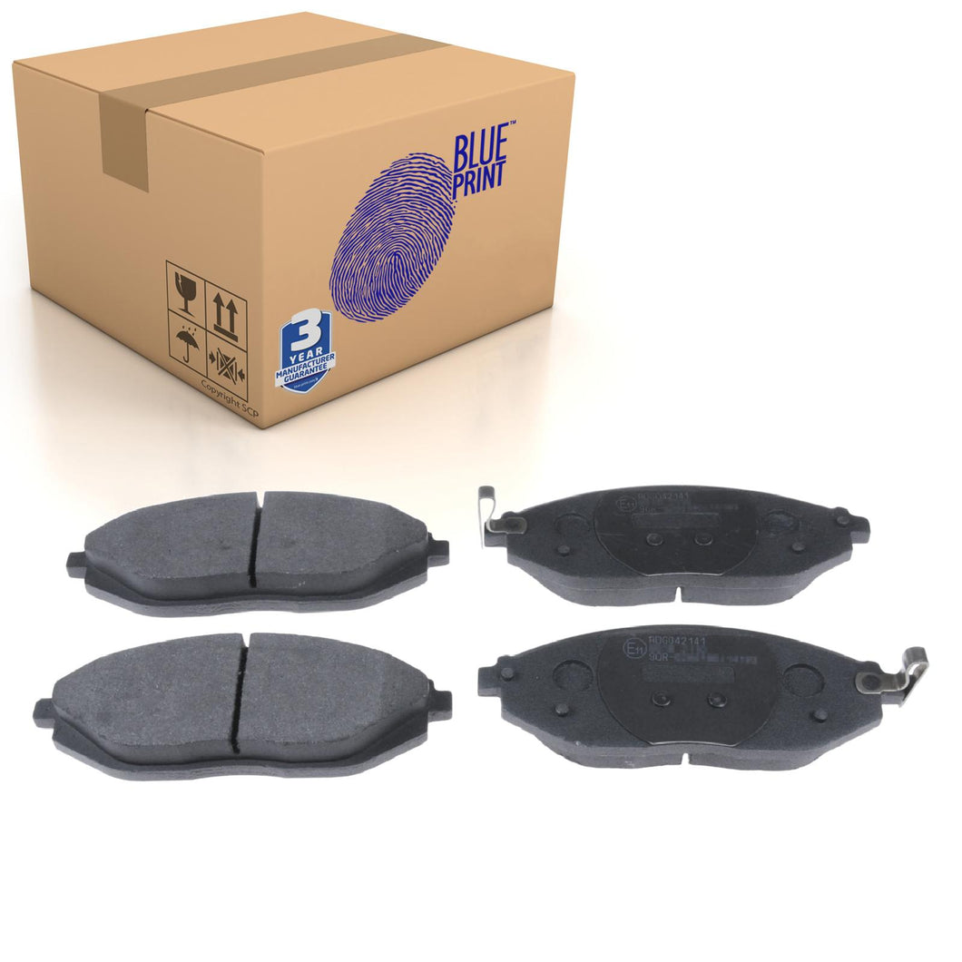 Front Brake Pads Spark Set Kit Fits Chevrolet 96682858 Blue Print ADG042141