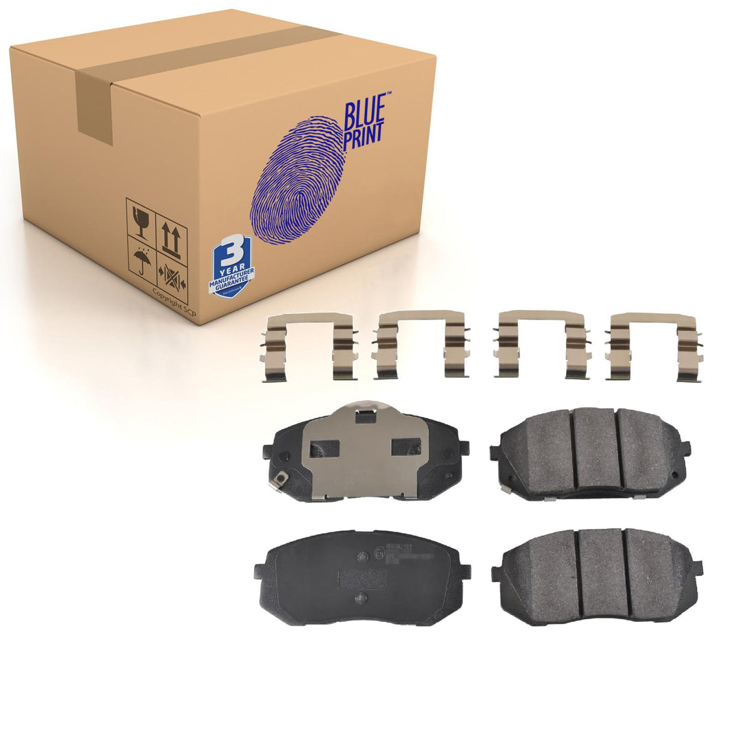 Front Brake Pads Sportage Set Kit Fits Kia 58101-2SA51 Blue Print ADG042161