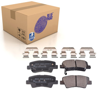 Rear Brake Pads Stonic Set Kit Fits Kia 58302-H8A08 Blue Print ADG042188