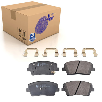 Front Brake Pads Stinger Set Kit Fits Kia 58101-J5A25 Blue Print ADG042190