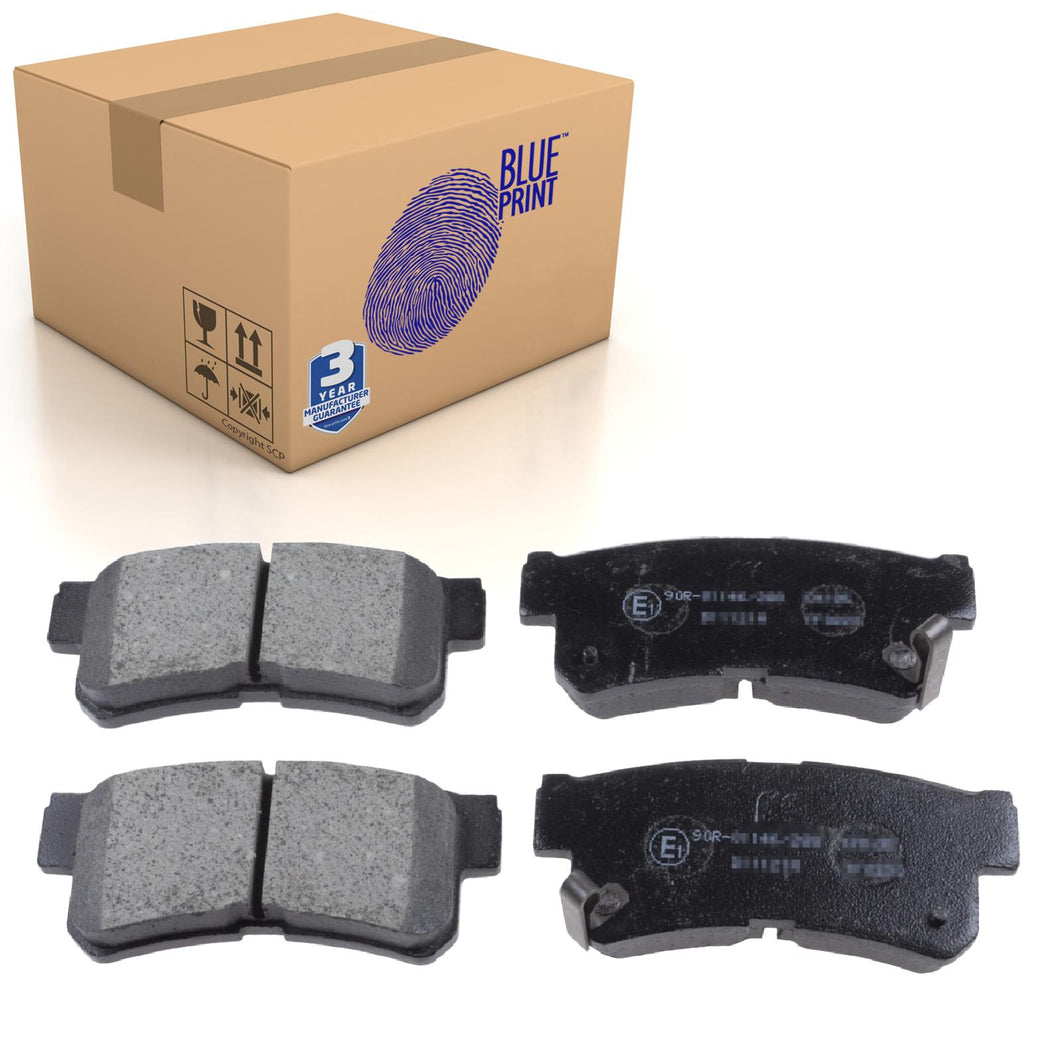 Rear Brake Pads Trajet Set Kit Fits Hyundai 58302-3AA20 Blue Print ADG04250