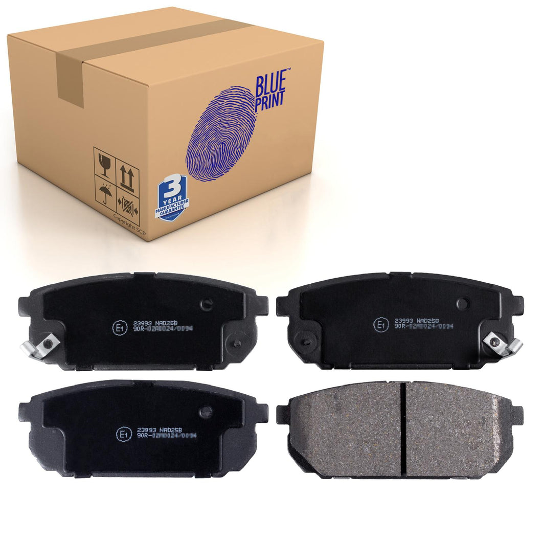 Rear Brake Pads Sorento Set Kit Fits Kia 58302-3ED01 Blue Print ADG04259